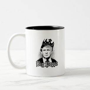 Big Poppa Trump Two-Tone Coffee Mug