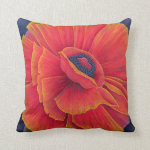 Big Poppy 2003 Throw Pillow