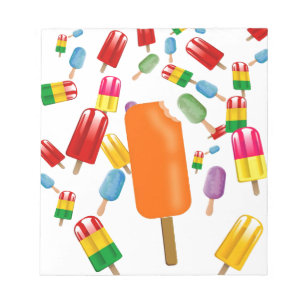 Big Popsicle Chaos by Ana Lopez Notepad