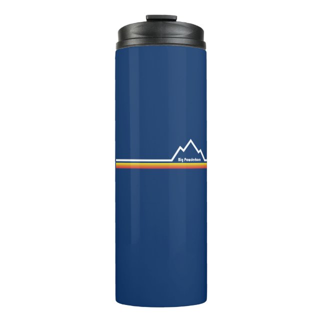 Big Powderhorn Mountain Resort Thermal Tumbler (Front)