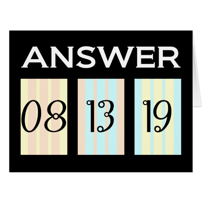 Big Pregnancy Announcement Cards for Grandparents (Front Horizontal)