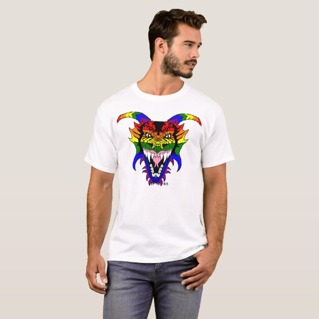 Big Pride Dragon's Head T-Shirt (Front Full)