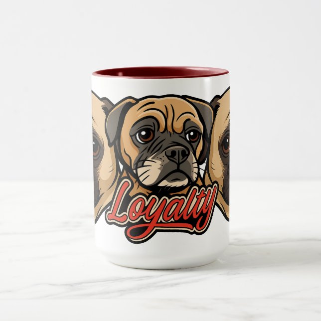 Big Pug Mug by Phil Elmore (Centre)