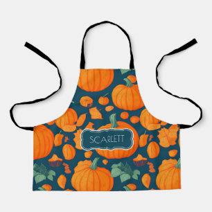 Big Pumpkin Mosaic Colourful Personalized Pattern Apron