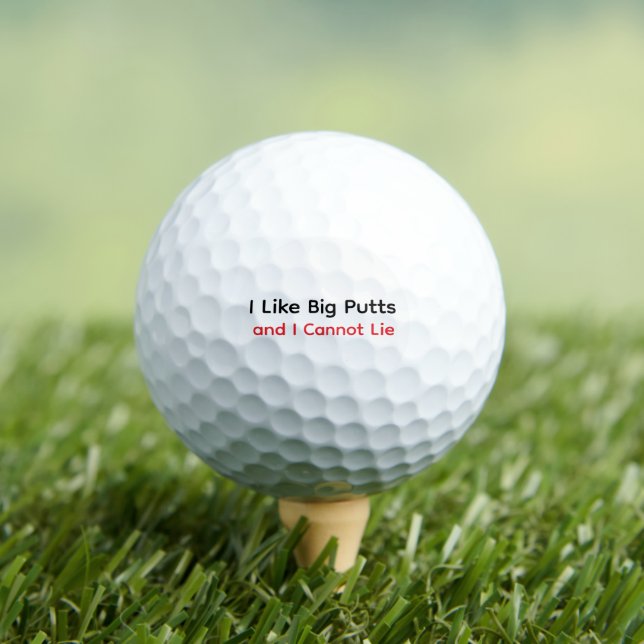 Big Putts – Custom Golf Ball with Pun (Insitu Tee)