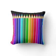 Big Rainbow Coloured Crayon (Pencil) Design
