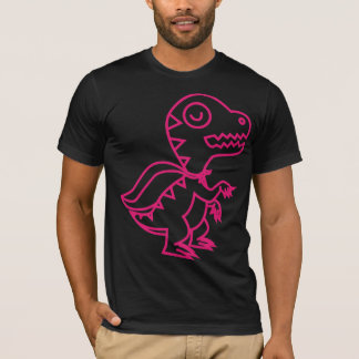 Big Rainbow Rex Pink T-Shirt