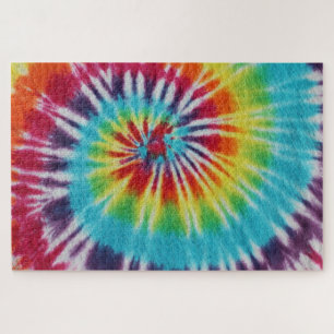 Big Rectangle Rainbow Spiral Photo Jigsaw Puzzle