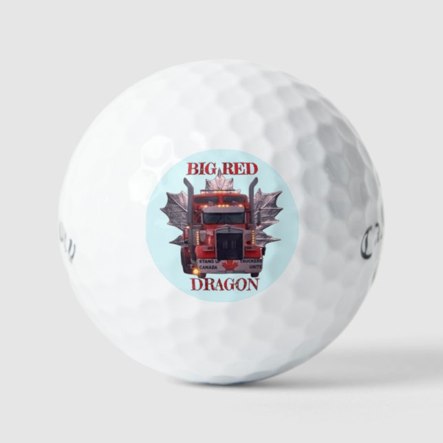 BIG RED DRAGON GOLF BALLS (Front)