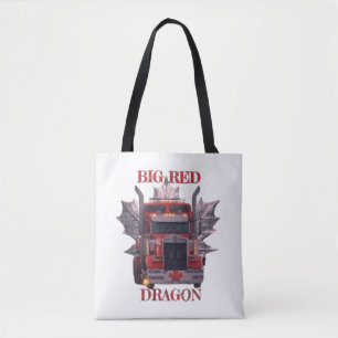 BIG RED DRAGON TOTE BAG