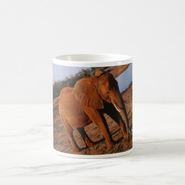 Big Red Elephant Coffee Mug (Center)