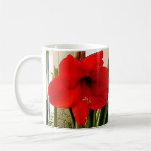 BIG RED FLOWER mug