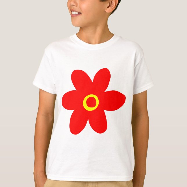 Big Red Flower T-Shirt (Front)