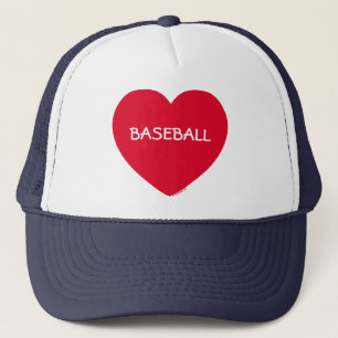 Big Red Heart Customizable Hat (Long Text)