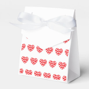 Big Red Heart With Little Hearts Favor Box