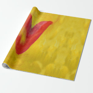 Big Red Heart Wrapping Paper
