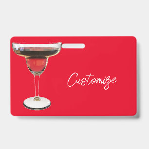 Big Red Margarita Cocktail Drink Thunder_Cove Badge