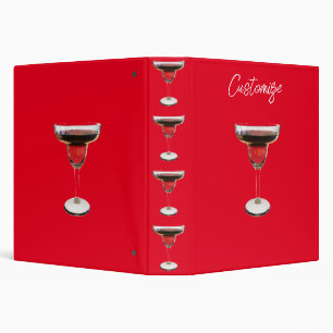 Big Red Margarita Cocktail Drink Thunder_Cove Binder