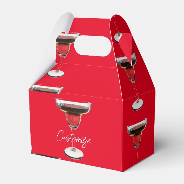 Big Red Margarita Cocktail Drink Thunder_Cove Favor Box (Front Side)
