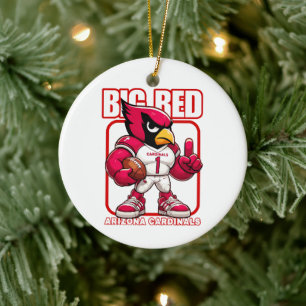 Big Red no 1 Ceramic Ornament