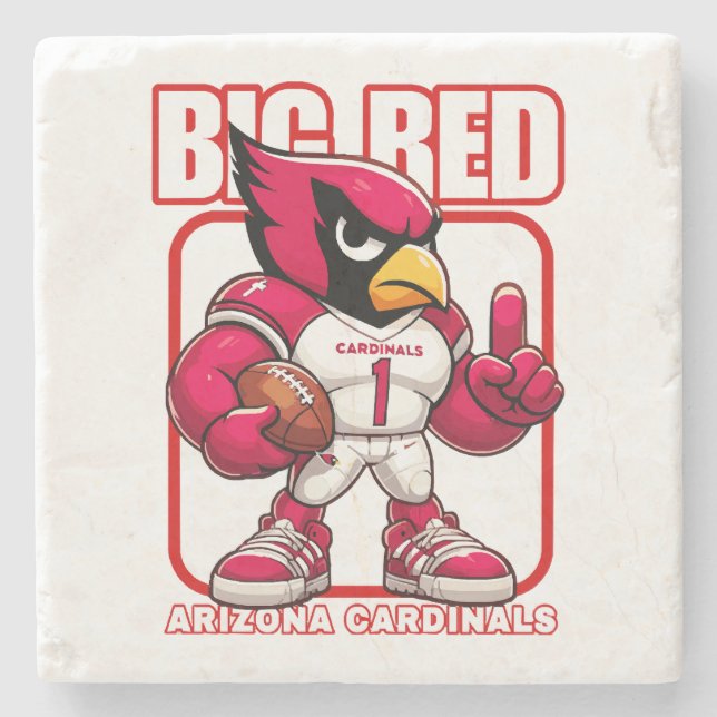 Big Red no 1 Stone Coaster (Front)