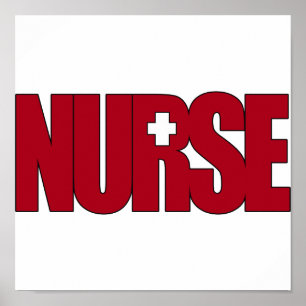 BIG RED NURSE POSTER