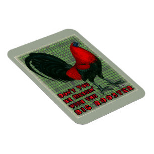 Big Red Rooster Magnet