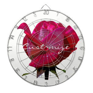 big red rose Thunder_Cove Dartboard