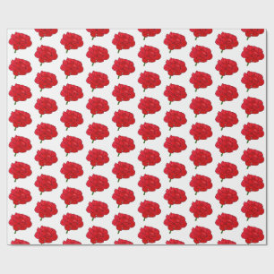 Big Red Roses Wrapping Paper