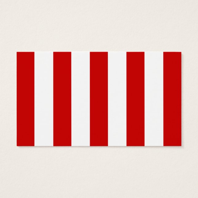 Big Red Stripes on Customizable Background (Back)