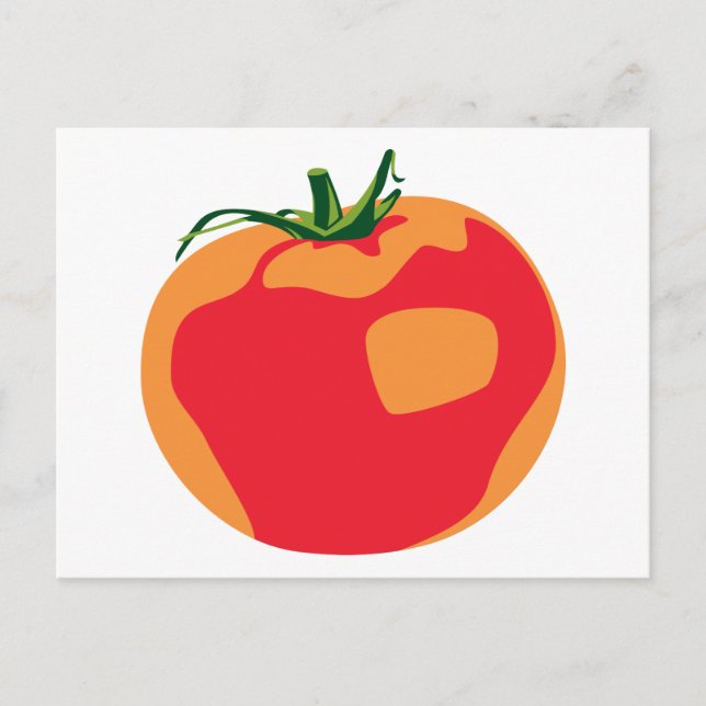 Big Red  Tomato Postcard (Front)