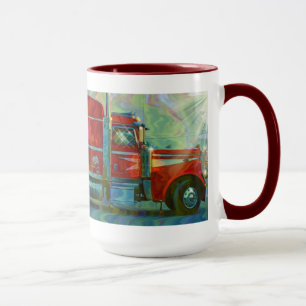 Big Red Truck Truck Truck's Drinking Mug