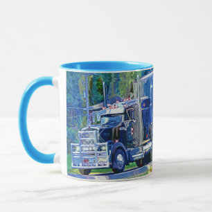 Big Rig, Heavy Transport Vehicle, Truck Mug