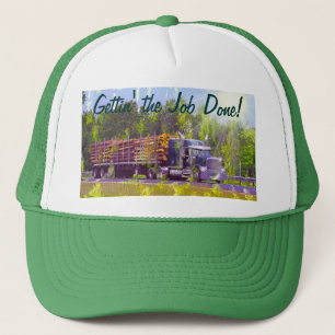 Big Rig Logging Truck Driver's Hat