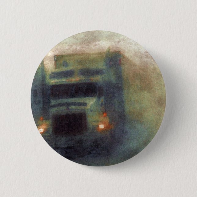 BIG RIG LORRIES & TRUCKS for Truck-lovers 2 Inch Round Button (Front)