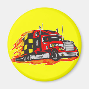 Big Rig Truck Magnet