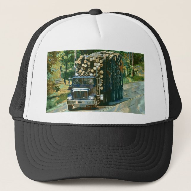 Big Rigs Logging Casquette du conducteur de camion (Devant)