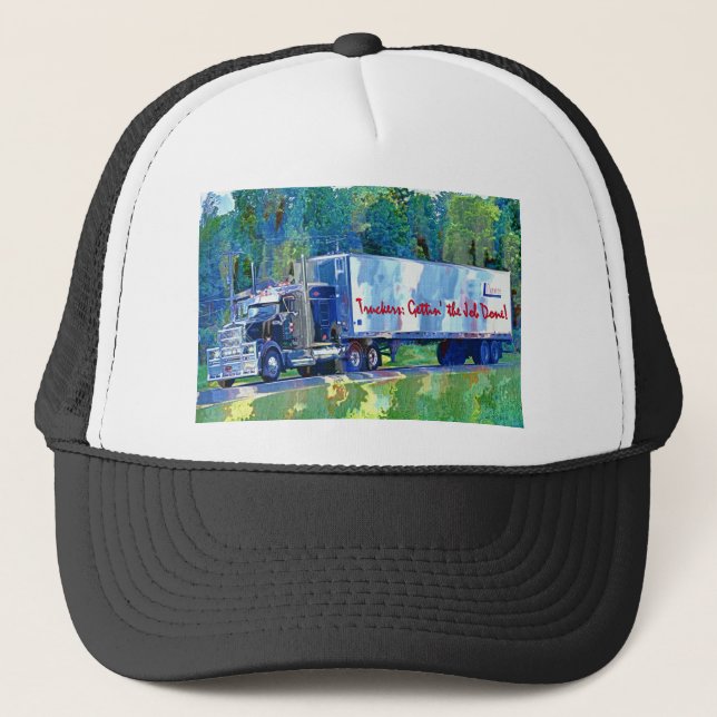 BIG RIGS TRUCK DRIVERS GEAR TRUCKER HATS (Front)