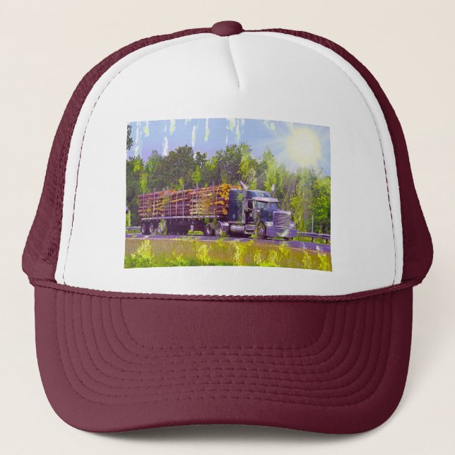BIG RIGS TRUCK DRIVERS GEAR TRUCKER HATS (Front)