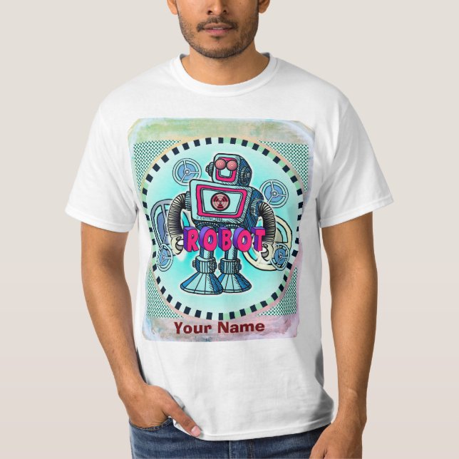 Big Roboto  T-Shirt (Front)