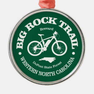 Big Rock Trail (MTB) Metal Ornament