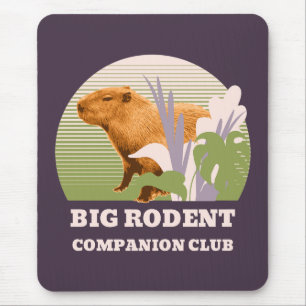 Big Rodent Companion Club Capybara Mouse Pad