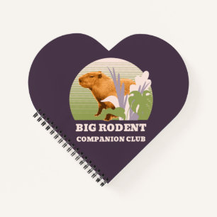 Big Rodent Companion Club Capybara Notebook