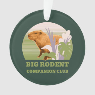 Big Rodent Companion Club Capybara Ornament