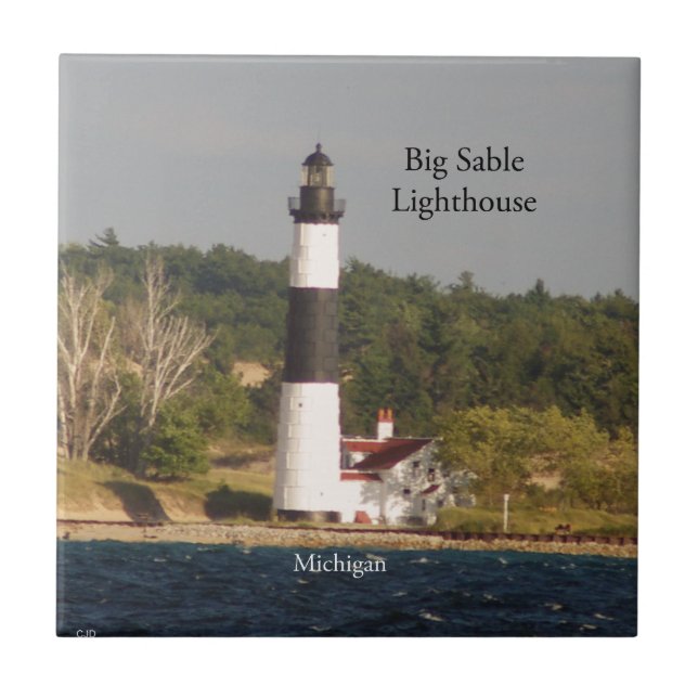 Big Sable Lighthouse from water tile (Front)
