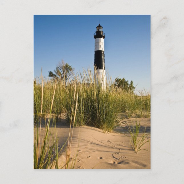 Big Sable Lighthouse-postcardcopy Postcard (Front)