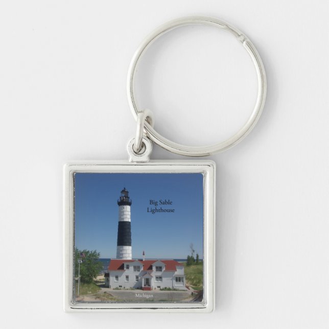 Big Sable Lighthouse prenium key chain (Front)
