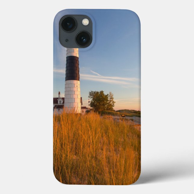 Big Sable Point Lighthouse On Lake Michigan 3 Case-Mate iPhone Case (Back)
