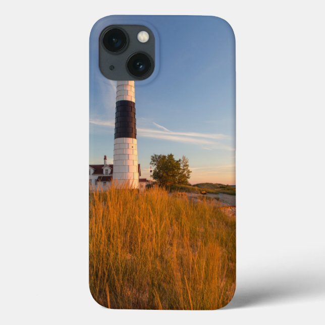 Big Sable Point Lighthouse On Lake Michigan 3 Case-Mate iPhone Case (Back)