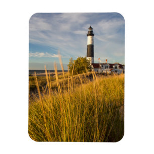 Big Sable Point Lighthouse On Lake Michigan Magnet